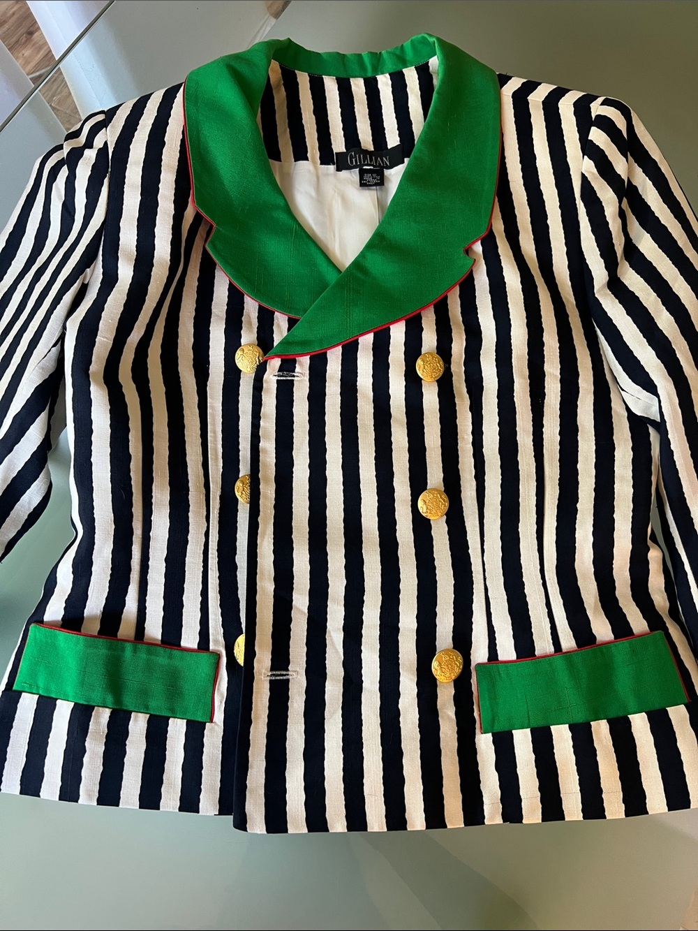 Vintage Gillian 100% Silk Blazer